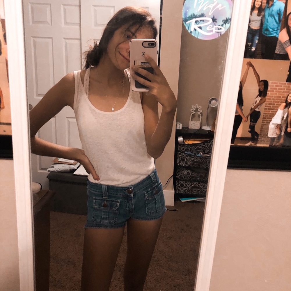 Abercrombie jean shorts